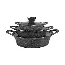 تابه چدنی دو دسته درب دار سایز 26 پیلو مدل Life